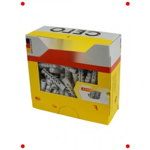 Naylon Dübel F Tipi 6 mm 100 Adet