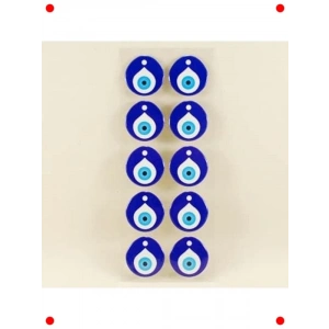 Nazar Boncuğu Desenli Dekoratif Sticker (10 Adet)