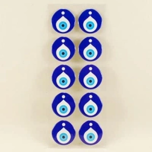 Nazar Boncuğu Sticker Seti, 10 Adet, 2.8 cm x 2.9 cm