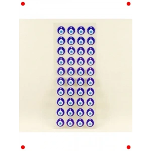 Nazar Boncuğu Sticker Seti - 40 Adet Dekoratif Çıkartma
