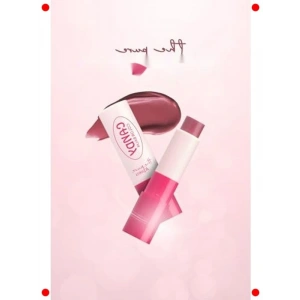 Nemlendirici ve Parlak Bitişli Renkli Dudak Balmı - Erik Tonu