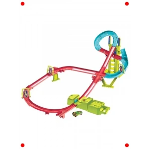 Neon Yarış Pisti Seti (Hızlandırıcı & Araba Dahil)