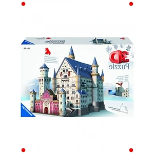 Neuschwanstein 3D Kale Yapbozu