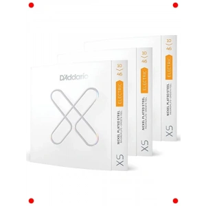 Nikel Kaplama Elektro Gitar Telleri (Normal Işık, 3lü)