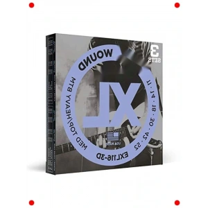 Nikel Sargı Elektro Gitar Teli Seti - 3 Adet