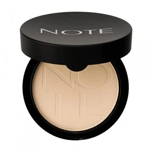 Note Cosmetics Lunous Silk Compact Powder 01 Beige Mat Bitişli Toz Yüz Pudrası Beige
