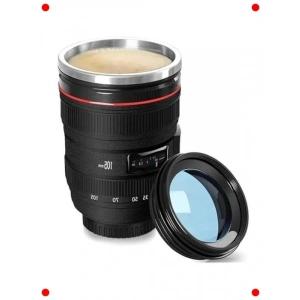 Objektif Tasarımlı Termos Kupa 350 ml