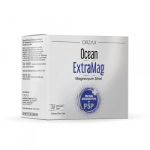 Ocean Extramag 250 Magnezyum Sitrat + P5P 30 Saşe