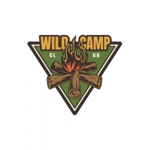 Off Road Temalı Kamp Sticker, 10 x 8.5 cm Boyutunda