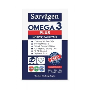 Ome3  1200mg Balık Yağı, 60 Kapsül