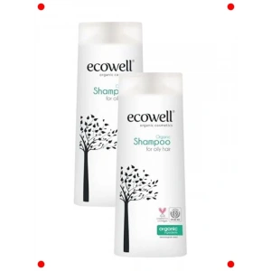 Organik Şampuan Seti - Yağlı Saçlar İçin 2 x 300 ml