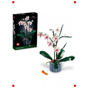 Orkide Çiçek Modeli Yapım Seti (608 Parça)
