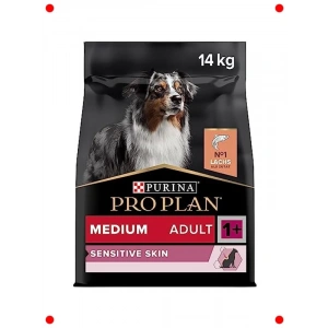 Orta Irk Yetişkin Köpek Maması, Somonlu, 14 kg