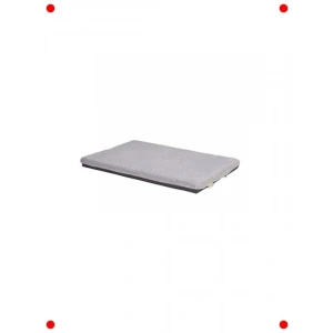 Ortopedik İç Mekan Gri Köpek Yatağı (Büyük Boy: 70x100 cm)