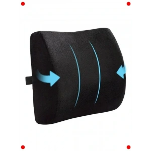 Ortopedik Visko Bel ve Sırt Destek Minderi Siyah