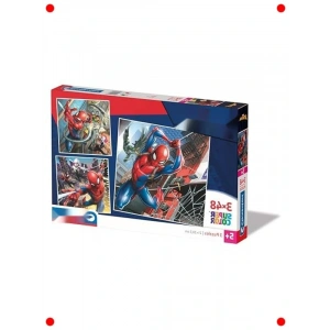 Örümcek Adam Süper Renkli Yapboz Seti - 3x48 Parça