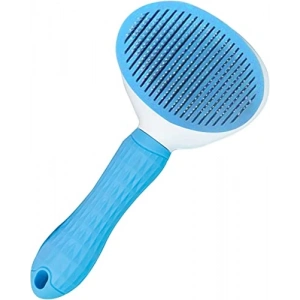 Otomatik Düğmeli Evcil Hayvan Tarağı, Mavi
