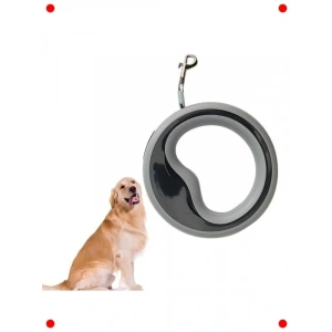 Otomatik Geri Çekilebilir Köpek Tasması, Gri (2.5 Metre)
