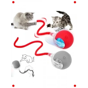 Otomatik Kedi Oyun Topu – LEDli, USB Şarjlı, 3 Modlu