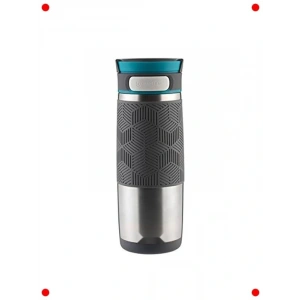 Otomatik Kilitli Termos Bardak, 470 ml, Gri