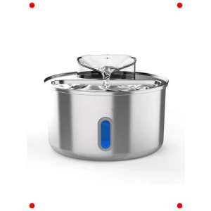 Otomatik Metal Kedi Su Sebili - 3.5 Lt Ultra Sessiz