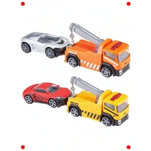 Oyuncak Çekici ve Araç Seti - Eğlenceli Otopark