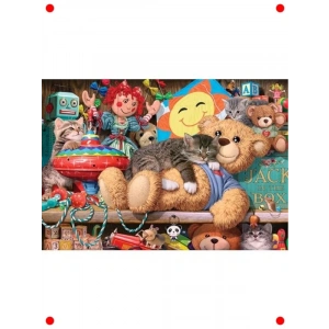 Oyuncak Dolabı Temalı 260 Parça Yapboz