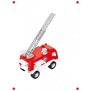 Oyuncak İtfaiye Kamyonu - 38 cm, Hareketli Parçalar