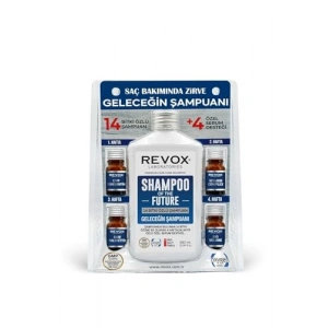 Özel Destek Serumu ile Bitkisel Şampuan Seti, 4 Adet