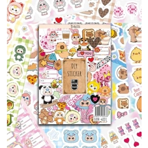 Özel Tasarım Sticker Kitabı, 24x17 cm, 16 Sayfa