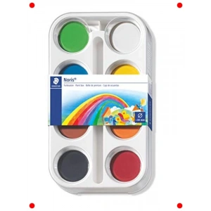 Paletli 8li Kaliteli Sulu Boya Seti