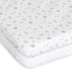 Pamuklu İki Parça Çarşaf Seti, Chicco Confetti Temalı