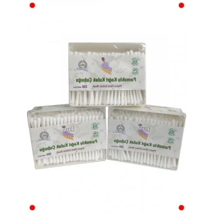 Pamuklu Kulak Çubuğu - 3 Paket (Toplam 600 Adet)