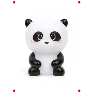Panda Temalı  Gece Lambası - 4 Renk, Pilli