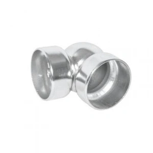 Parlak 50mm Boş Küre Dirsek, 4lü Paket