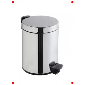 Parlak Çelik Çöp Kovası (12 Litre)