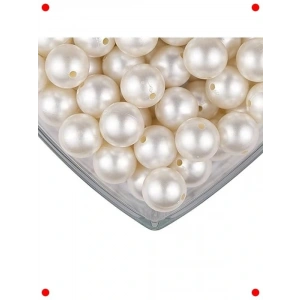 Parlak İnci Boncuk Seti - 6mm - 100 Gram