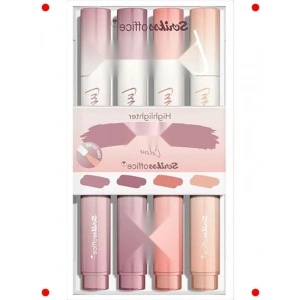 Parlak Renk Fosforlu Kalem Seti, 4lü