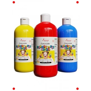 Parmak Boyası 3lü Set (Kırmızı, Mavi, Sarı) 3x500 gr
