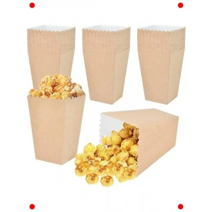 Parti ve Film cesi İçin Popcorn Kutuları (8 Adet)