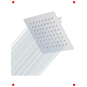 Paslanmaz Çelik 25x25 Kare  Duşu - Modern Banyo