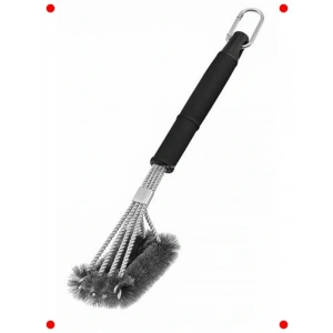 Paslanmaz Çelik Dikey Izgara Tezleme Fırçası