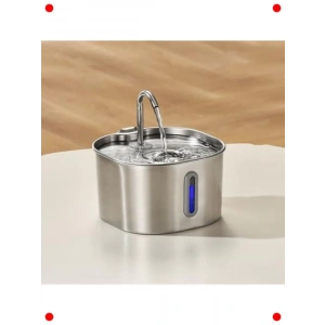 Paslanmaz Çelik Kedi Köpek Su Pınarı 2.2 L Sessiz