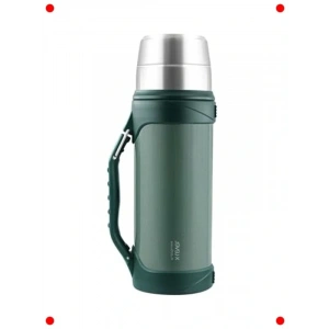 Paslanmaz Çelik Seyahat Termosu 1.2L - Yeşil