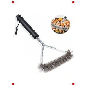 Paslanmaz Çelik Uzun Saplı Mangal Tezleme Fırçası