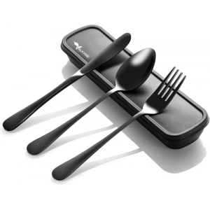 Paslanmaz Çelik Yolculuk Çatal Bıçak Kaşık Seti, Kaliteli