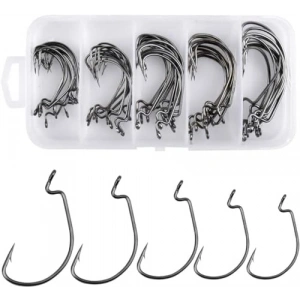 Paslanmaz Karbon Çelik Silikon Solucan Yem İğne Seti