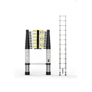 Paslanmaz Teleskopik Merdiven, 10 Basamak, 2,9 Mt