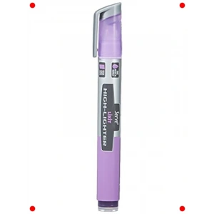 Pastel Lavanta Likit Fosforlu Kalem