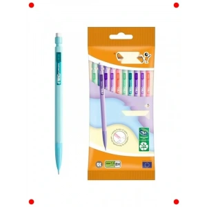 Pastel Mekanik Kalem Seti - 0.7 mm, 10 Adet, Silinebilir